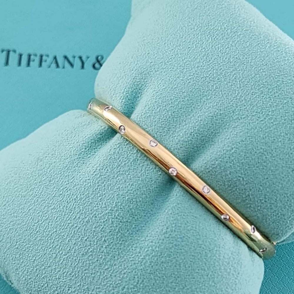 Tiffany & Co. Gold Diamond Etoile Bracelet